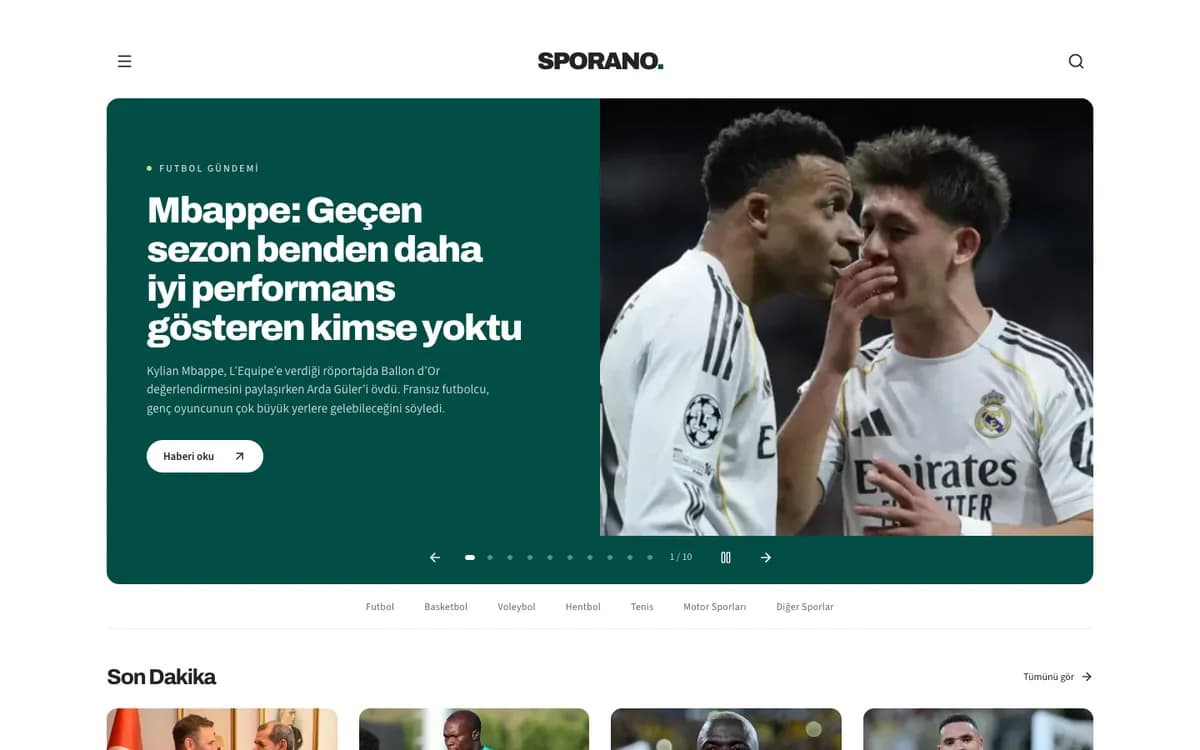 Sporano web sitesi