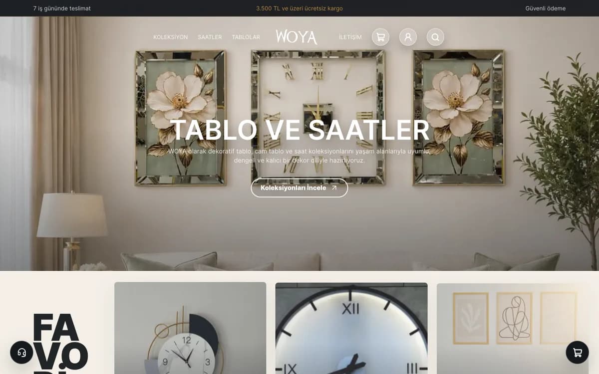 WOYA Tablo web sitesi